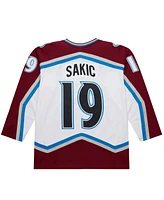 Mitchell & Ness Men's Joe Sakic White Colorado Avalanche 2000-01 Power Play Jersey