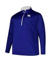 Fanatics Men's Royal Kentucky Wildcats Big Tall Defender Quarter-Zip Top