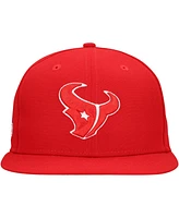 New Era Men's Red Houston Texans Main Patch 59FIFTY Fitted Hat