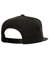 Mitchell & Ness Men's Black New Jersey Devils Soul Strike Cultivated Pearl Tonal Snapback Hat