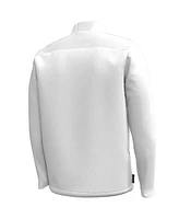 Under Armour Men's White Notre Dame Fighting Irish Motivate Quarter-Zip Performance Jacket