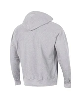 Champion Men's Gray Miami Hurricanes Vault Late Night Reverse Weave Pullover Hoodie