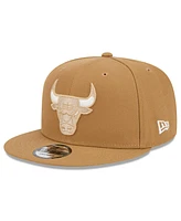 New Era Men's Tan Chicago Bulls 2024/25 City Edition Alternate 9FIFTY Snapback Hat