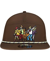 New Era Men's Brown Scooby-Doo Rope Trucker 9FIFTY Adjustable Hat