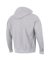 Champion Men's Gray Arkansas Razorbacks Vault Late Night Reverse Weave Pullover Hoodie