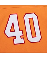 Mitchell & Ness Men's Mike Alstott Orange Tampa Bay Buccaneers Player Name Number Hoodie Legacy Jersey