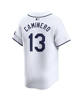 Nike Big Boys and Girls Junior Caminero White Tampa Bay Rays Home Limited Player Jersey