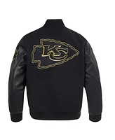 Pro Standard Men's Black Kansas City Chiefs Full-Zip Varsity Jacket