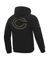 Pro Standard Men's Black Chicago Bears Classic Chenille Pullover Hoodie