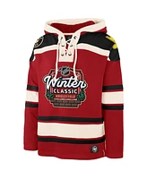 '47 Brand Red 2025 Nhl Winter Classic Superior Lacer Pullover Hoodie