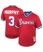 Mitchell & Ness Men's Dale Murphy Red Atlanta Braves Cooperstown Collection Mesh Batting Practice Jersey