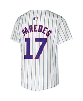 Nike Big Boys and Girls Isaac Paredes White Chicago Cubs Home Player Game Jersey