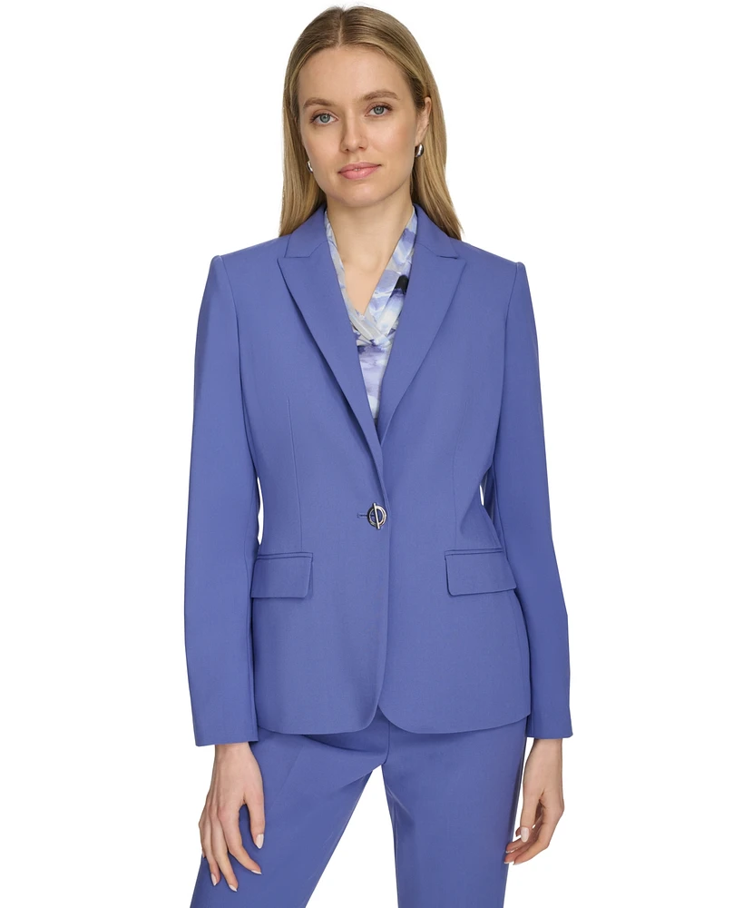 Calvin Klein Women's One-Button Blazer