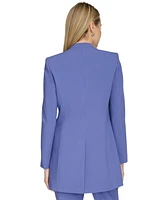 Calvin Klein Women's Lux Open-Front Blazer