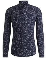 Boss by Hugo Men's Slim-Fit Printed Performance Shirt