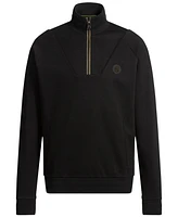 Boss by Hugo Men's Double B Monogram Zip-Neck Sweatshirt