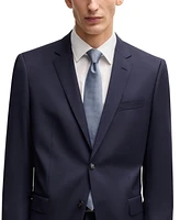 Boss by Hugo Boss Men's Silk-Blend Jacquard Pattern Tie