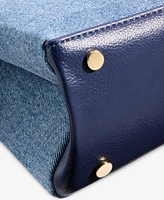 On 34th Kristt Small Denim Top Handle Crossbody, Exclusively at Macy's