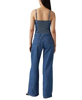 Levi's Women's Denim Bustier Jumpsuit