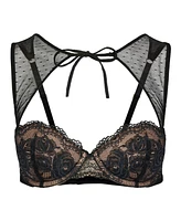 Adore Me Plus Cordelia Push Up Balconette Bra