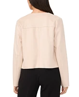 Vince Camuto Women's Collarless Raw-Hem Jacket