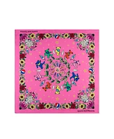 Meghan Fabulous Grateful Dead Floral Silk Scarf