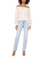 Vince Camuto Women's Off-The-Shoulder Long-Sleeve Top