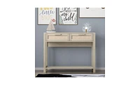 Slickblue Console Table with 2 Drawers for Entryway Storage and Stylish Decor