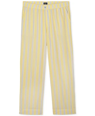 Gap Women's Striped Poplin Pajama Pants, Exclusively at Macy's