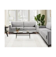 gaomon Modern Couch for Living Room 83-inch Comfy Sofa, 3 Seater Couch Chenill Upholstered Sofa with Deep Seats for Bedroom Apartment Home Office (Lig