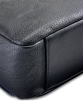 Tommy Hilfiger Men's Pebble Faux-Leather Leo Messenger Bag