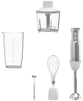 Tzumi Puree Stainless Steel Blade 6-Pc. Immersion Blender Set