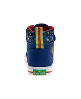 Sesame Street Toddler and Little Kids Elmo High Top Sneakers