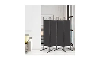 Slickblue 4-Fold Foldable Screen for Versatile Room Dividing and Stylish Privacy