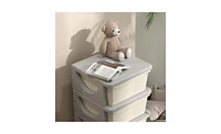 Slickblue Multi-Purpose Clothes and Toy Cubby Storage for Kids' Room and Home Organization