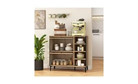 Slickblue Stylish Entryway Shoe Cabinet for Organized Storage and Space Saving