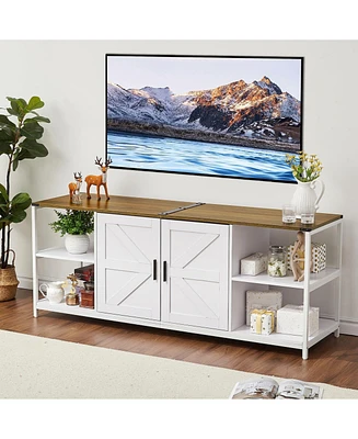 gaomon Tv Stands - Industrial Tv Stand with Storage Place