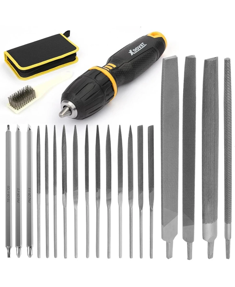 Xdovet 22Pcs Metal Files Set
