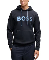 Boss by Hugo Men's Regular-Fit Logo Print Hoodie