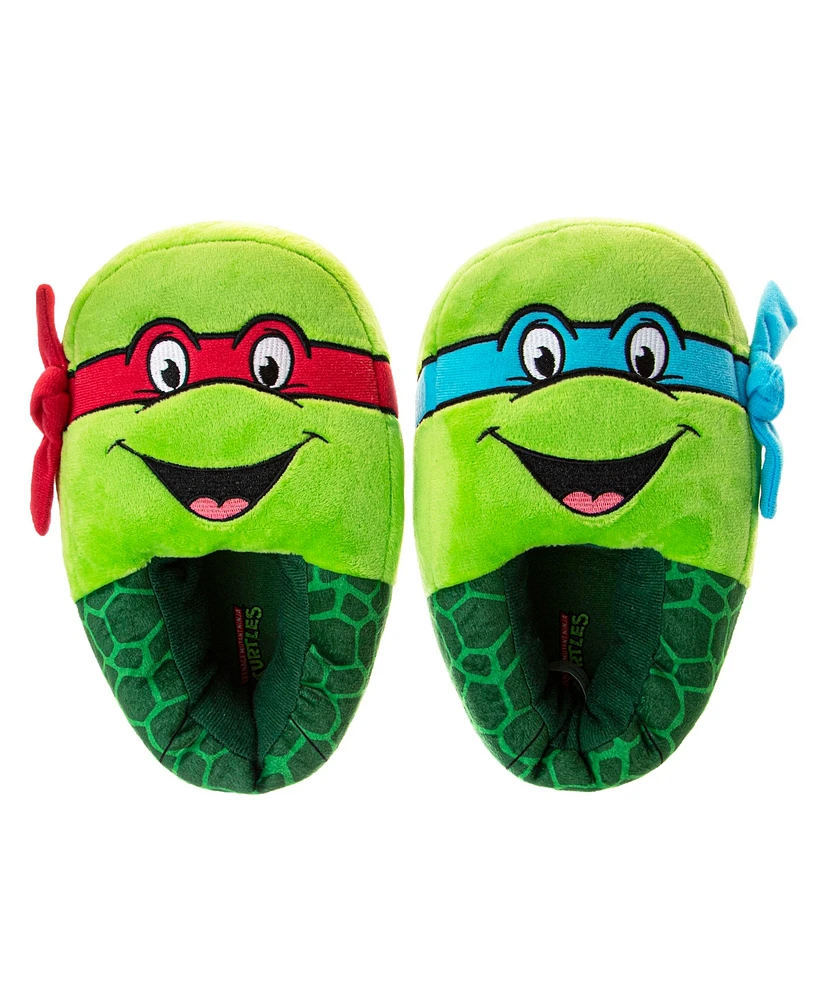 Nickelodeon Little Boys Teenage Mutant Ninja Turtles Dual Sizes Slippers