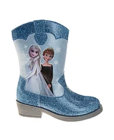 Disney Toddler and Little Girls Frozen Anna Elsa Western Cowgirl Boots