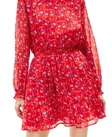 Tommy Jeans Women's Floral Chiffon Mini Dress