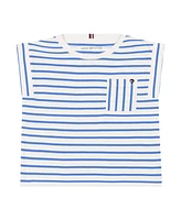 Tommy Hilfiger Big Girls Crewneck Breton T-shirt