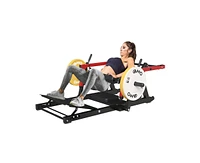 Er Kang Hip Thrust Machine, 800LBS Plate-Loaded Glute Bridge Machine with Weight Holder, Heavy Duty Butt Exercise Equipment for Glute Muscles Building