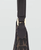 Mango Women's Printed Logo Shoulder Bag