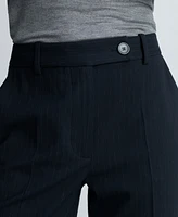 Mango Women's Pinstripe Suit Pants