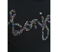 Karl Lagerfeld Paris Plus Embellished Bonjour T-Shirt