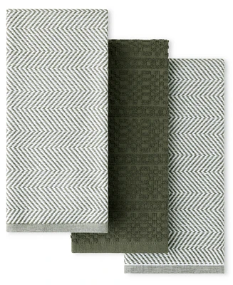 KitchenAid Design Series Heavyweight 3-Piece Textured Kitchen Towel Set