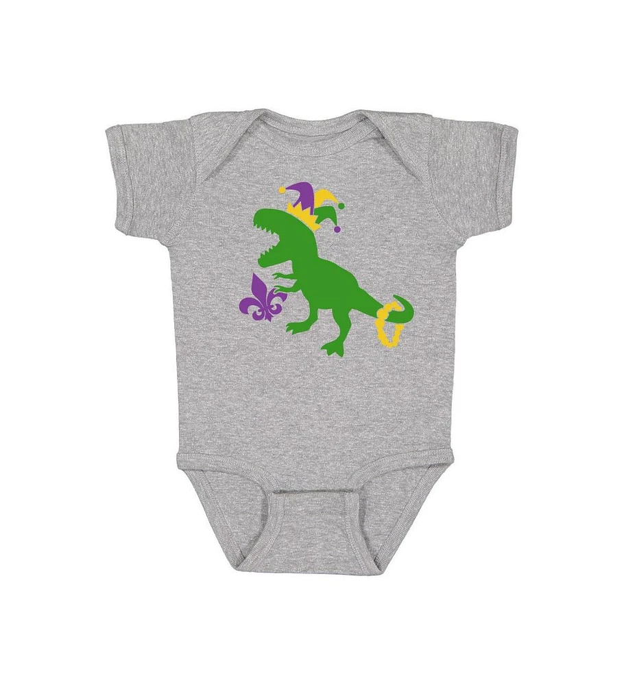 Sweet Wink Baby Boys Mardi Gras Dino Short Sleeve Bodysuit