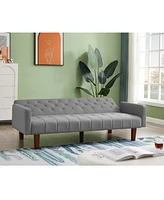 Slickblue Double Sofa Convertible Living Room Sofa Bed for Stylish Seating and Versatile Sleeping Solution